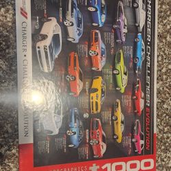 Dodge Evolution 1000 piece puzzle