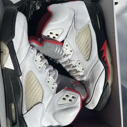 Fire red Jordan 5