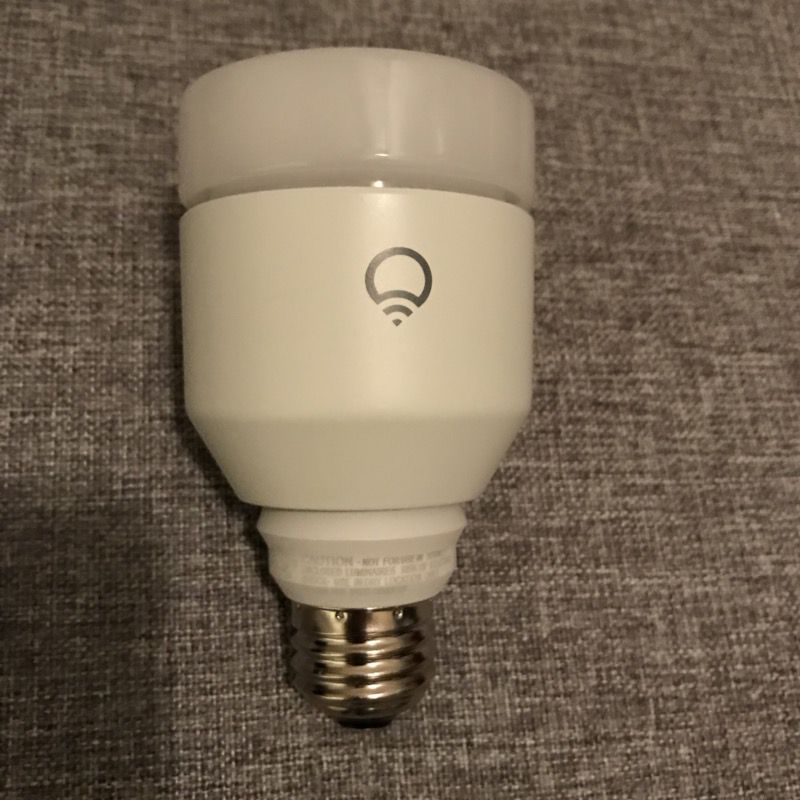 LIFX smart lightbulbs + Flic wireless button
