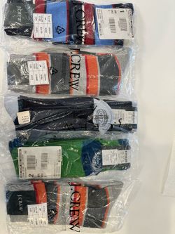 J Crew Men’s Sock Bundle (5) Pairs (New in bags)