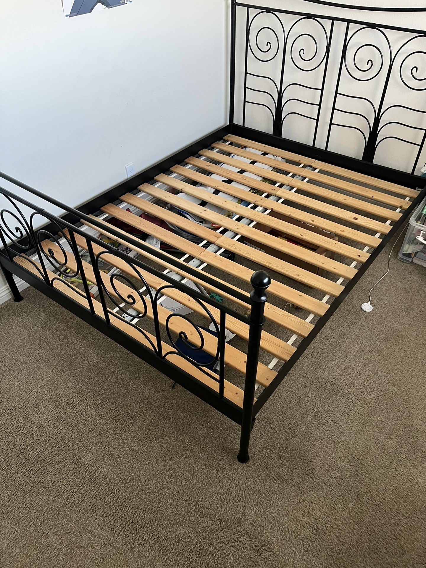 Queen Size Metal Bed Frame
