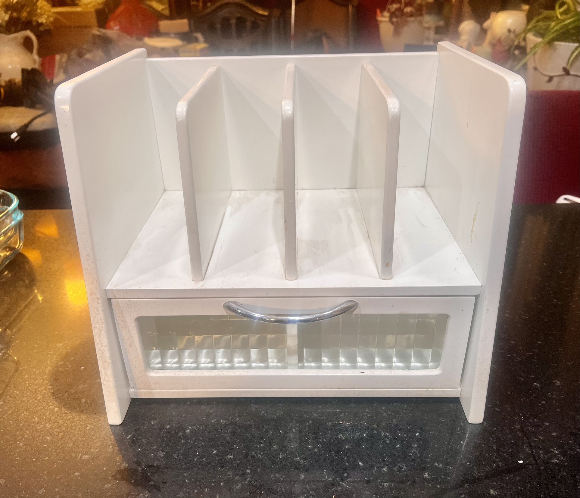 Kitchen drawer and shelf