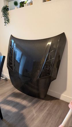350z carbon hood
