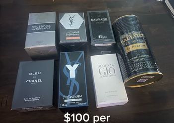 Designer Colognes — $100 Each — Brand New Sealed