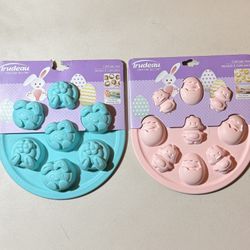 Bunnies And Chicks Silicone Mold Easter Cupcake Pans