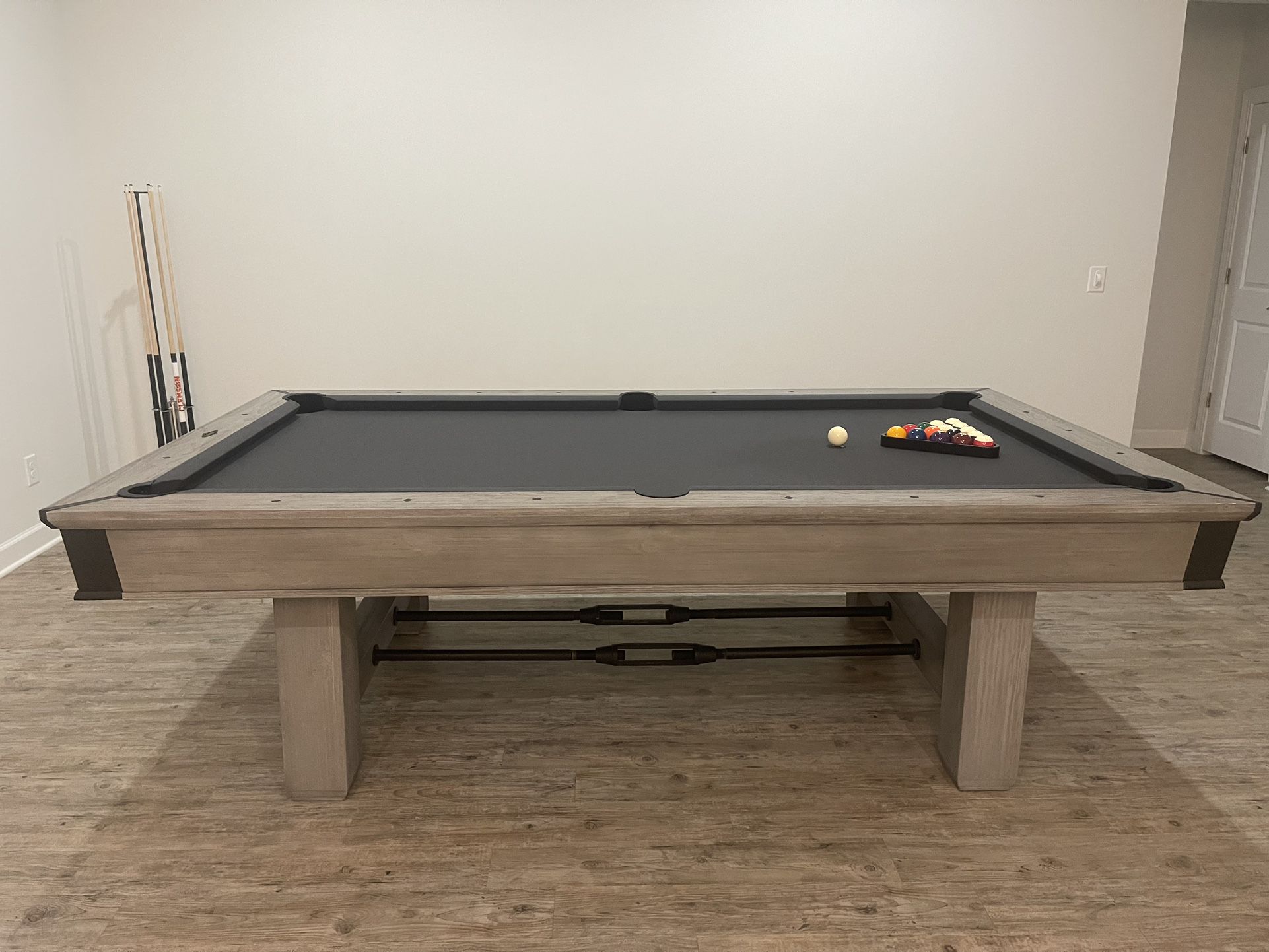 New 9 ft Brunswick Professional Pool Table (gray)