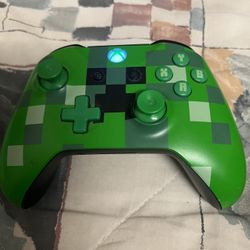 Xbox One Minecraft Creeper Edition Wireless Controller 