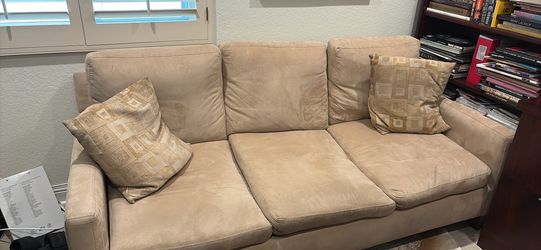 Soft leather sofa