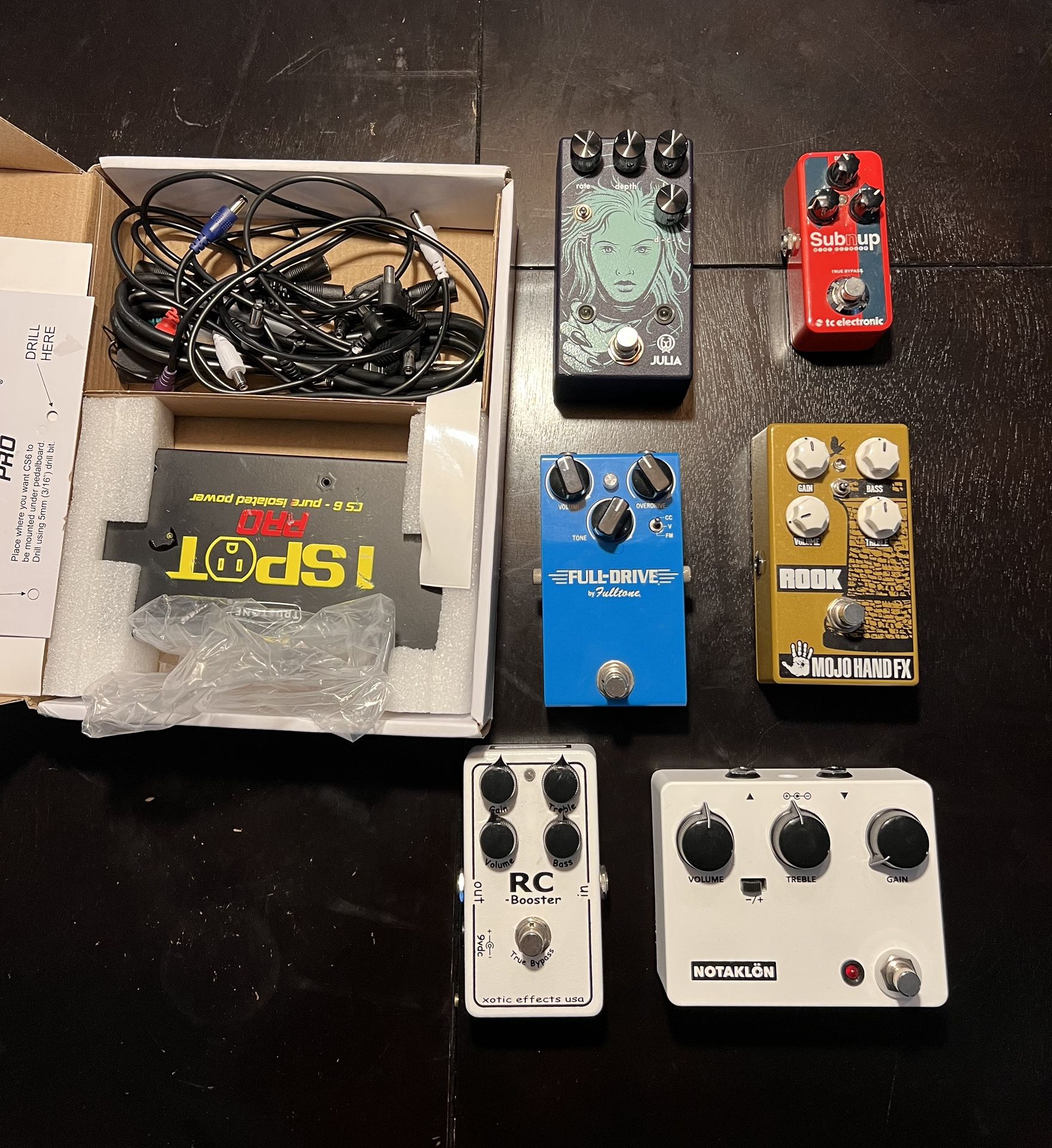 6 Pedals And A Power supply For $600