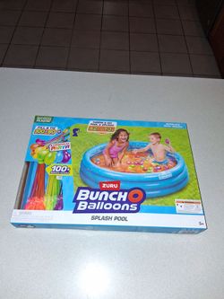 BUNCH OF BALLOONS & SPLASH POOL FROM ZURU NEW FACTORY SEALED