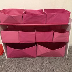 Pink Organizing Bins