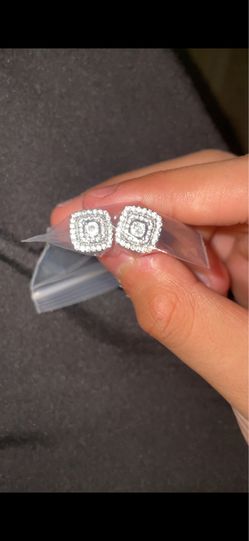 vvs EARRINGS size about 6-10mm💯🔥ESPAÑOL tambien