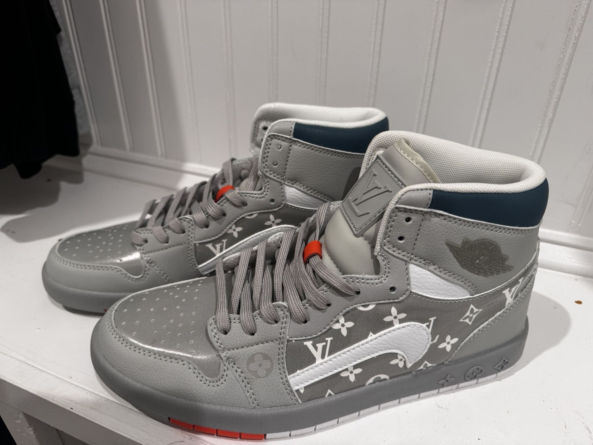 Custom Air Jordan LV Sneakers - Shipping Only