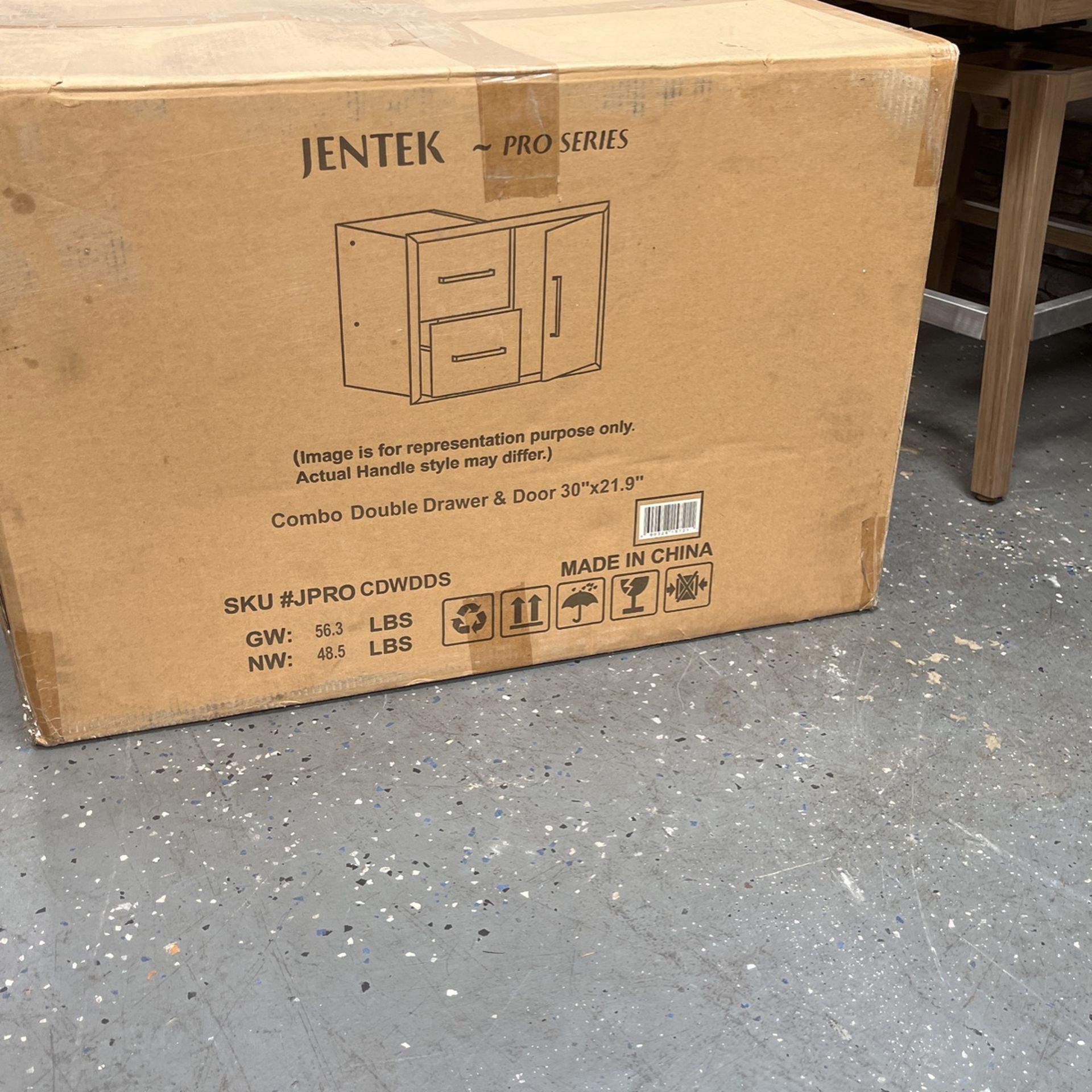 BBQ Island Double Drawer & Door 30”c21.9”