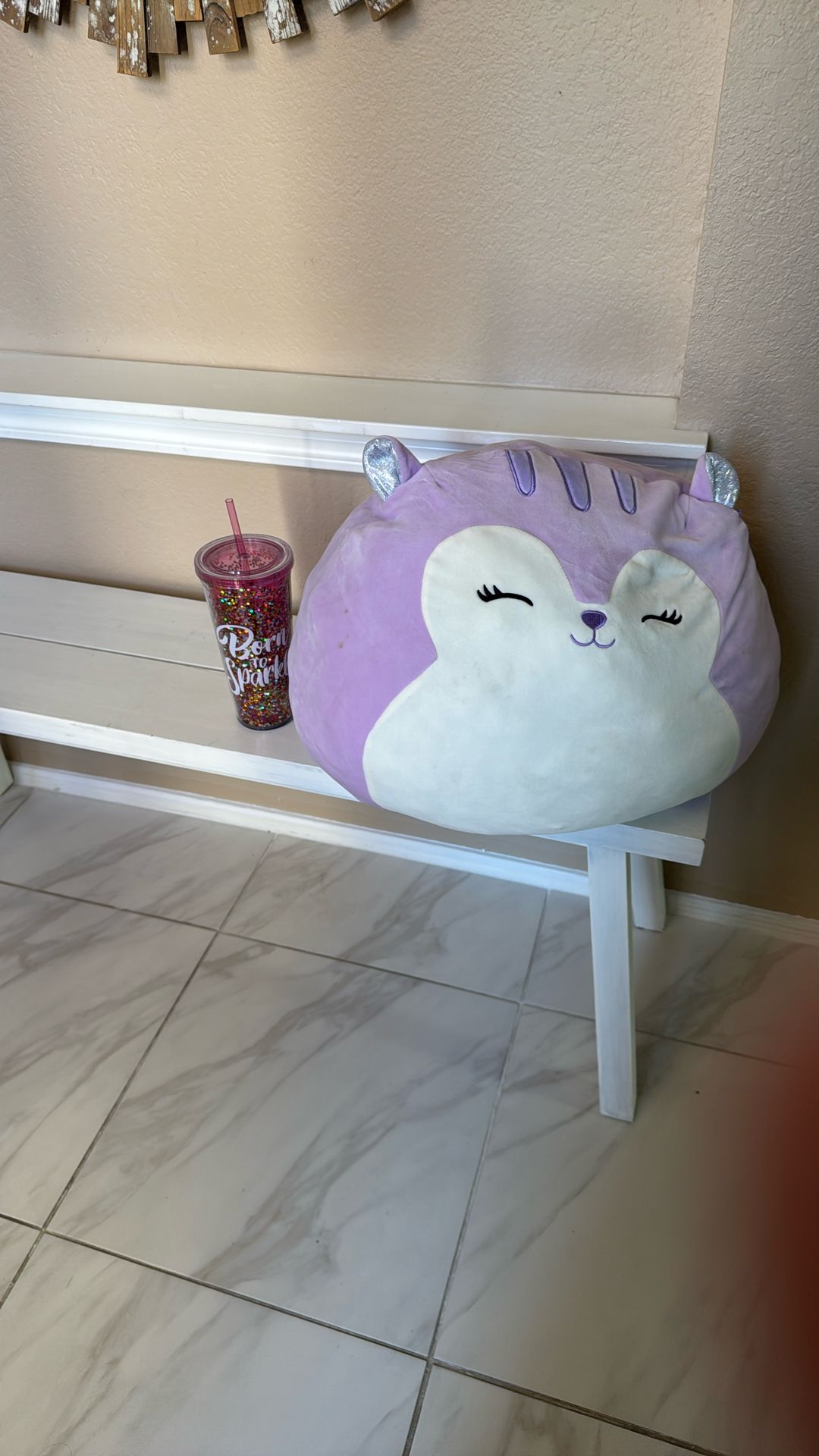 Stuffie And Water Bottle