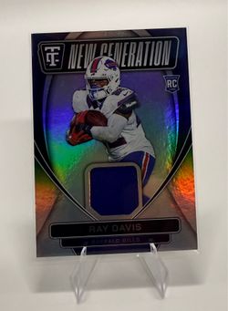 🔥🏈 2024 Panini Certified New Generation Jerseys Ray Davis #NGS-RDS Rookie Card (RC) – Memorabilia Card 🏈🔥