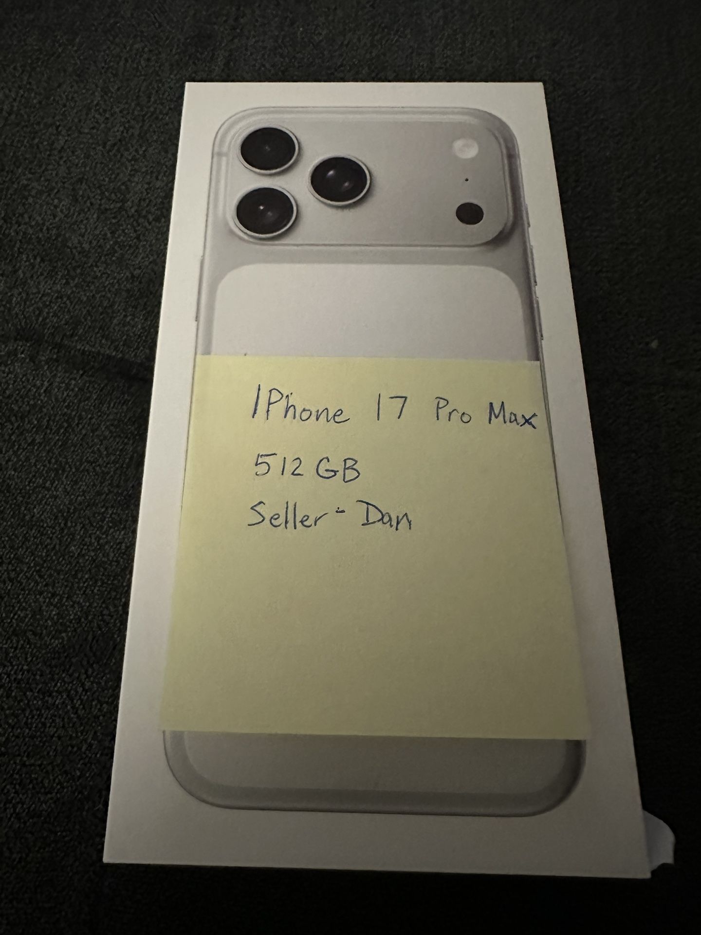 New Apple iPhone 17 Pro Max 512GB Silver 