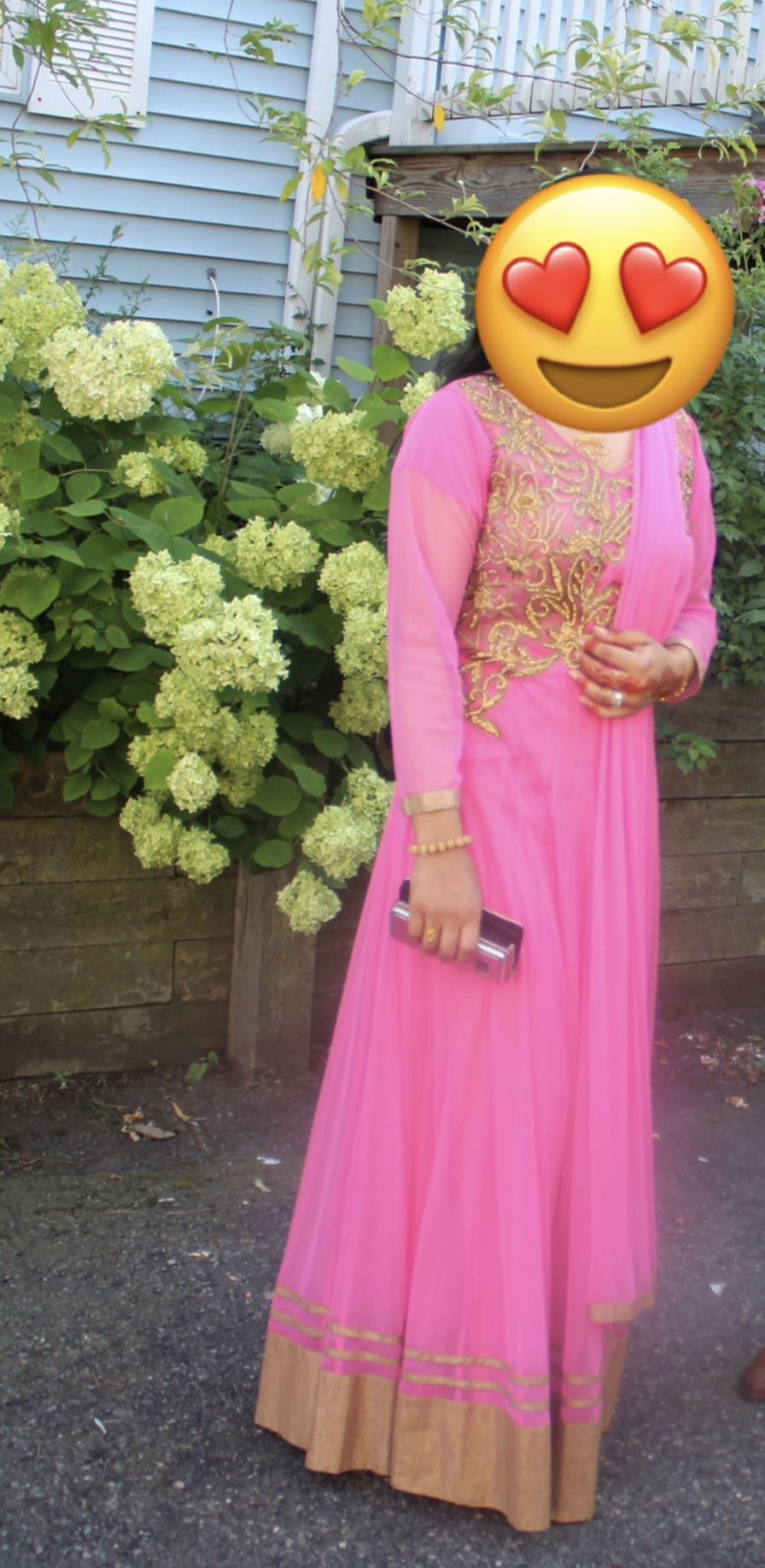 Pink Frock Indian Boutique Party Dresses Front Embroidery