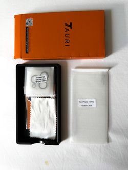 TAURI 2+2+1 Screen Protector & Camera Lens Protector Kit - iPhone 14 Pro - New