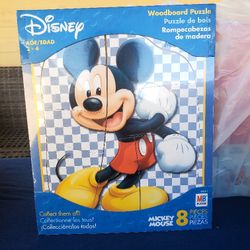 Mickey Mouse Wood Board Puzzle 