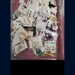 Fashion jewellery vintage mix and match diamond Earings 