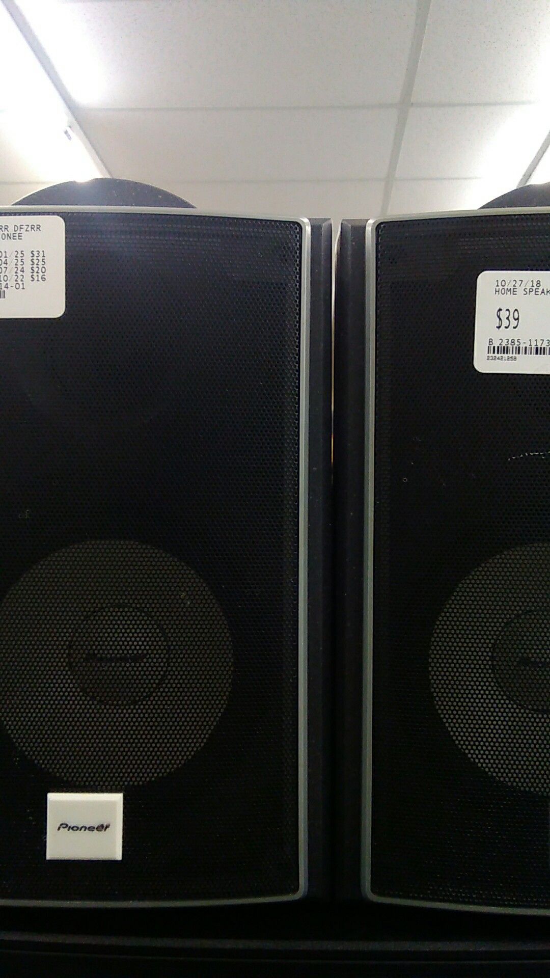 Pioneer home speakers