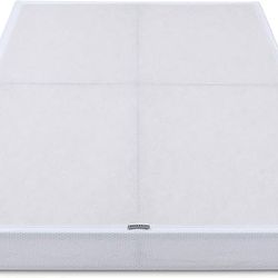 QUEEN Smart Box Spring Bed Base, 5-Inch Height Mattress Foundation, Tool-Free Easy Assembly, Queen, 79"L x 59.5"W x 5"H, White 1431 G57142 New https:/