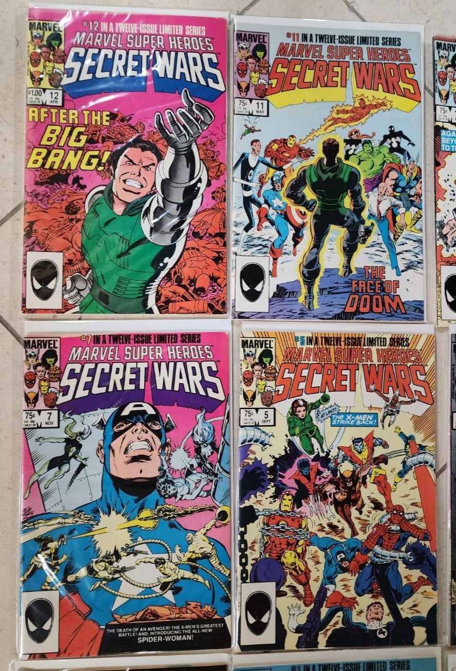 Marvel Avengers Secret Wars Comic Lot of 20 VF/NM 1(contact info removed) 2015