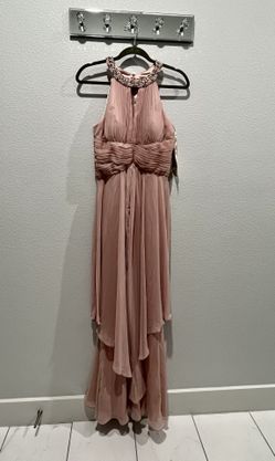 Brand New Pink Halter Formal Gown 