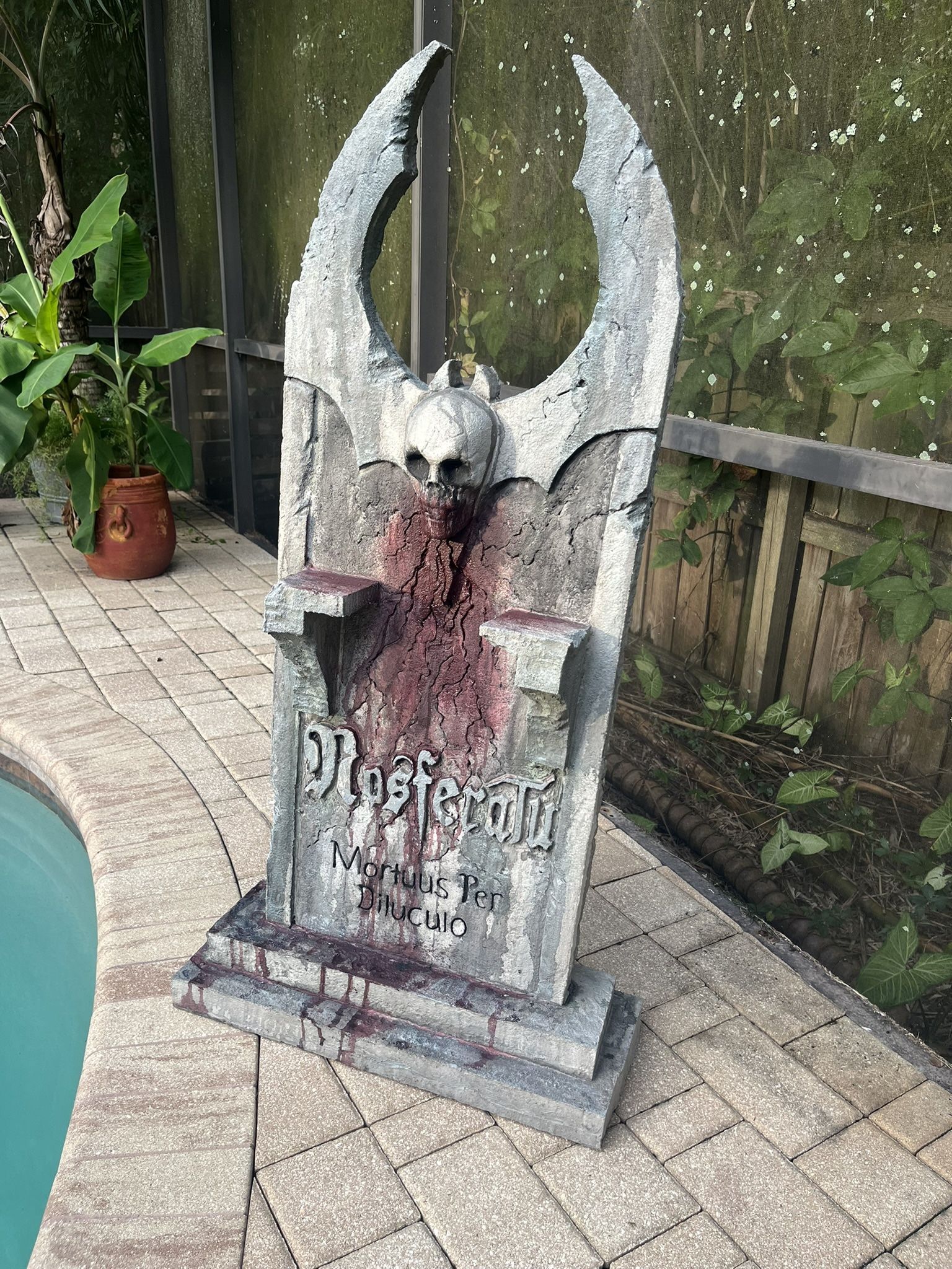 Nosferatu Halloween Tombstone