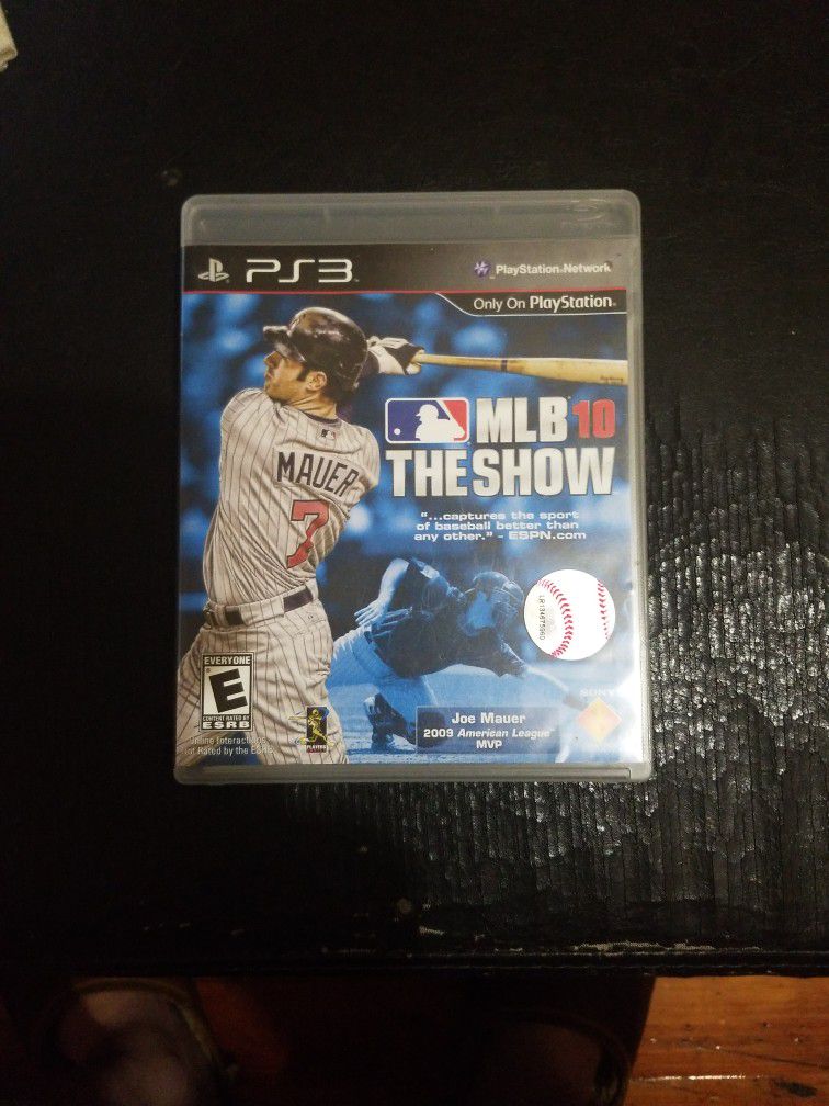 MLB 10 THE SHOW PS3 Video Game