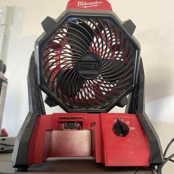 Milwaukee Battery Operated Fan M18 With Power Adapter
