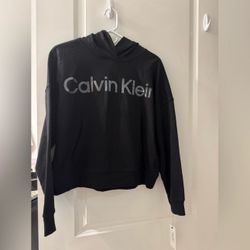 Calvin Klein Black Cropped Sweater