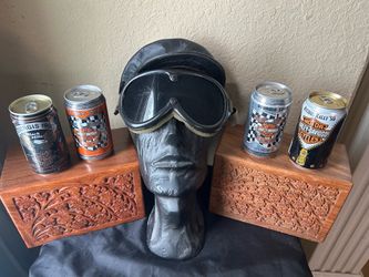 VTG 90s Sturgis Harley Davidson beer cans