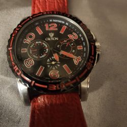 Croton Stainless Steel Quartz  Watch
