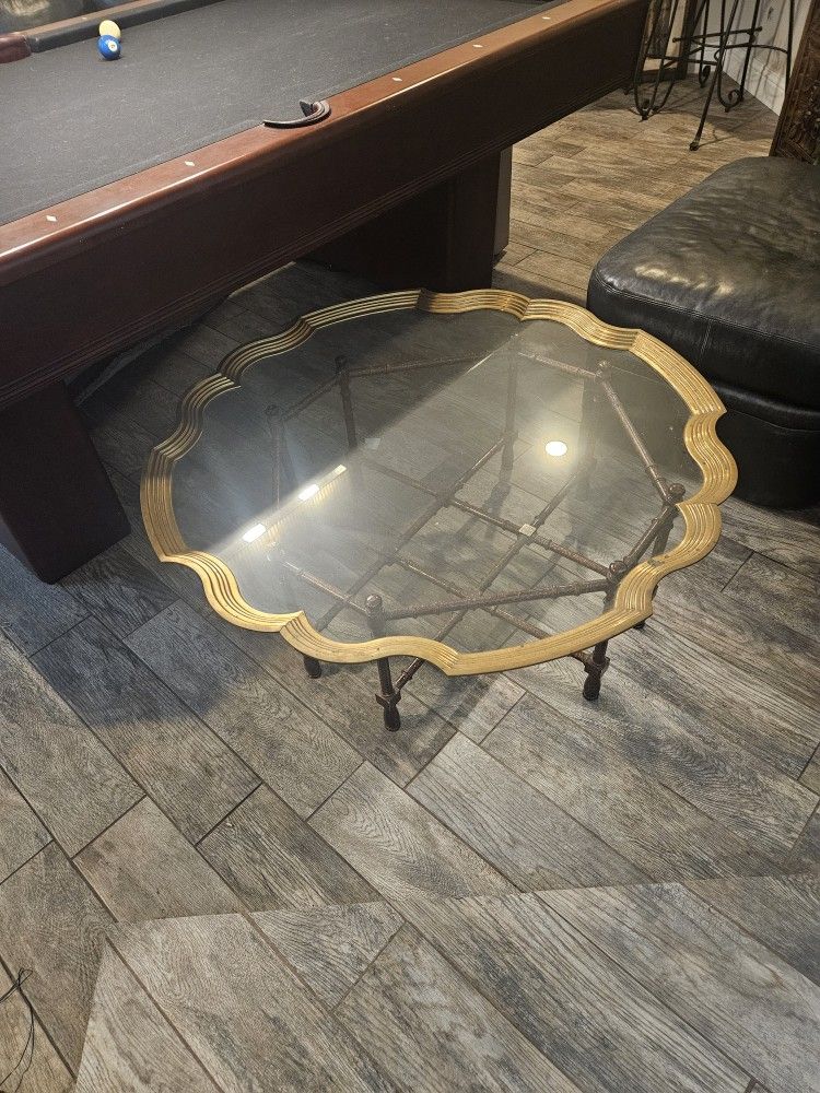 Antique Glass Table