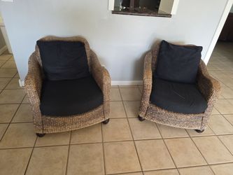 Wicker chairs