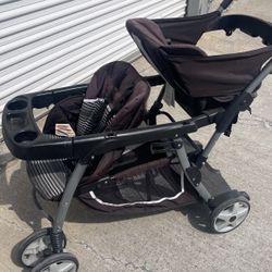 Double Stroller Kids Baby 