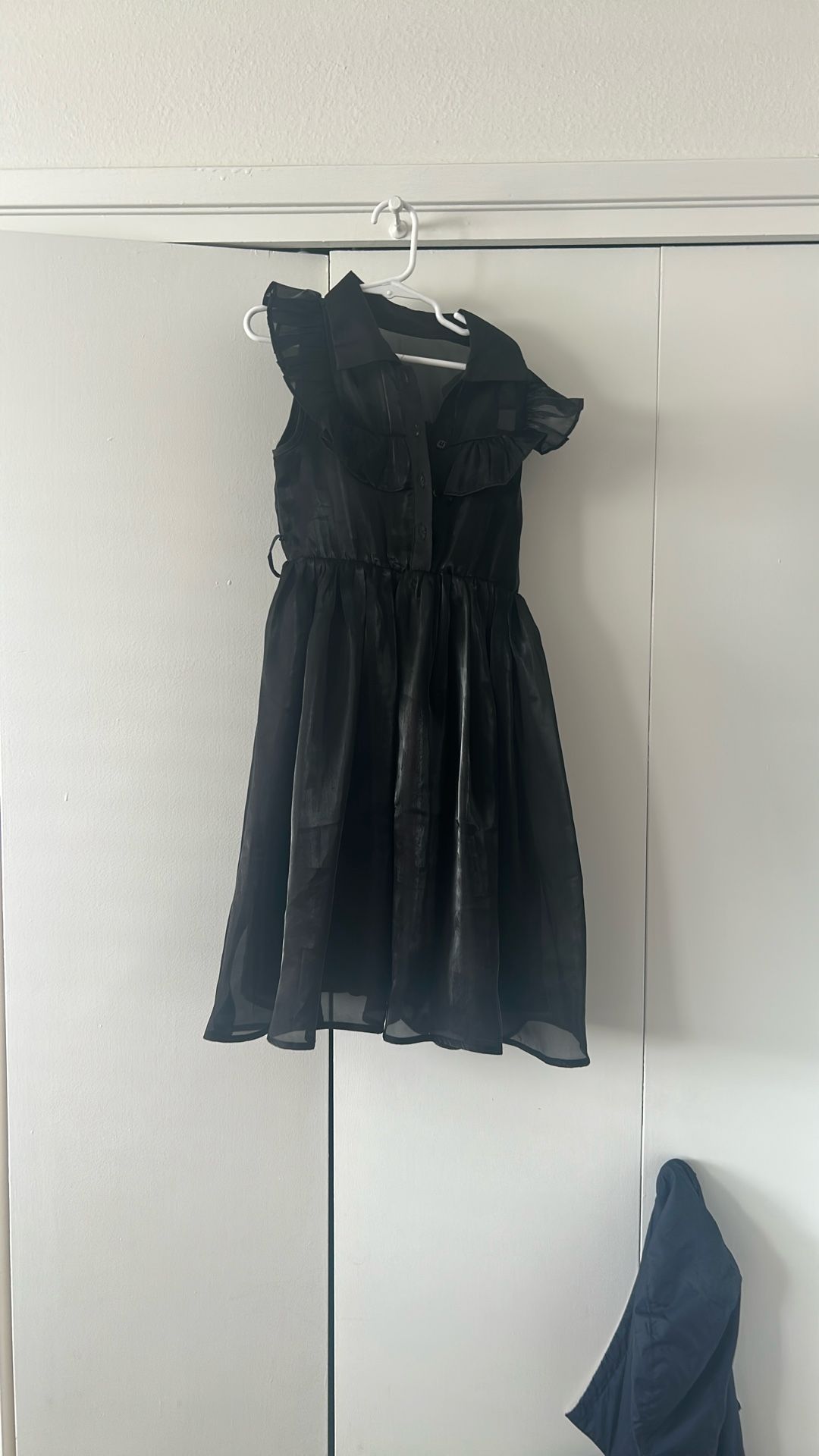 Girls Black Dress Used For Wednesday Costume