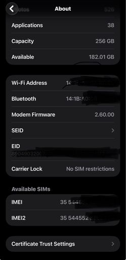 Apple Iphone 16 Pro Max Smartphone 256gb