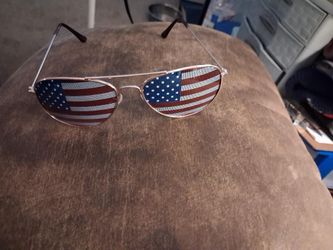 American Flag Aviator Sunglasses