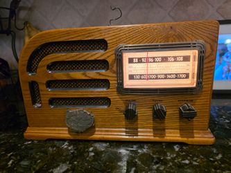Vintage Winston Select Radio Cassette Player No. 1956 Wood Case Works
