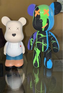 Designer Bear Art Toy Figures – Set of 2