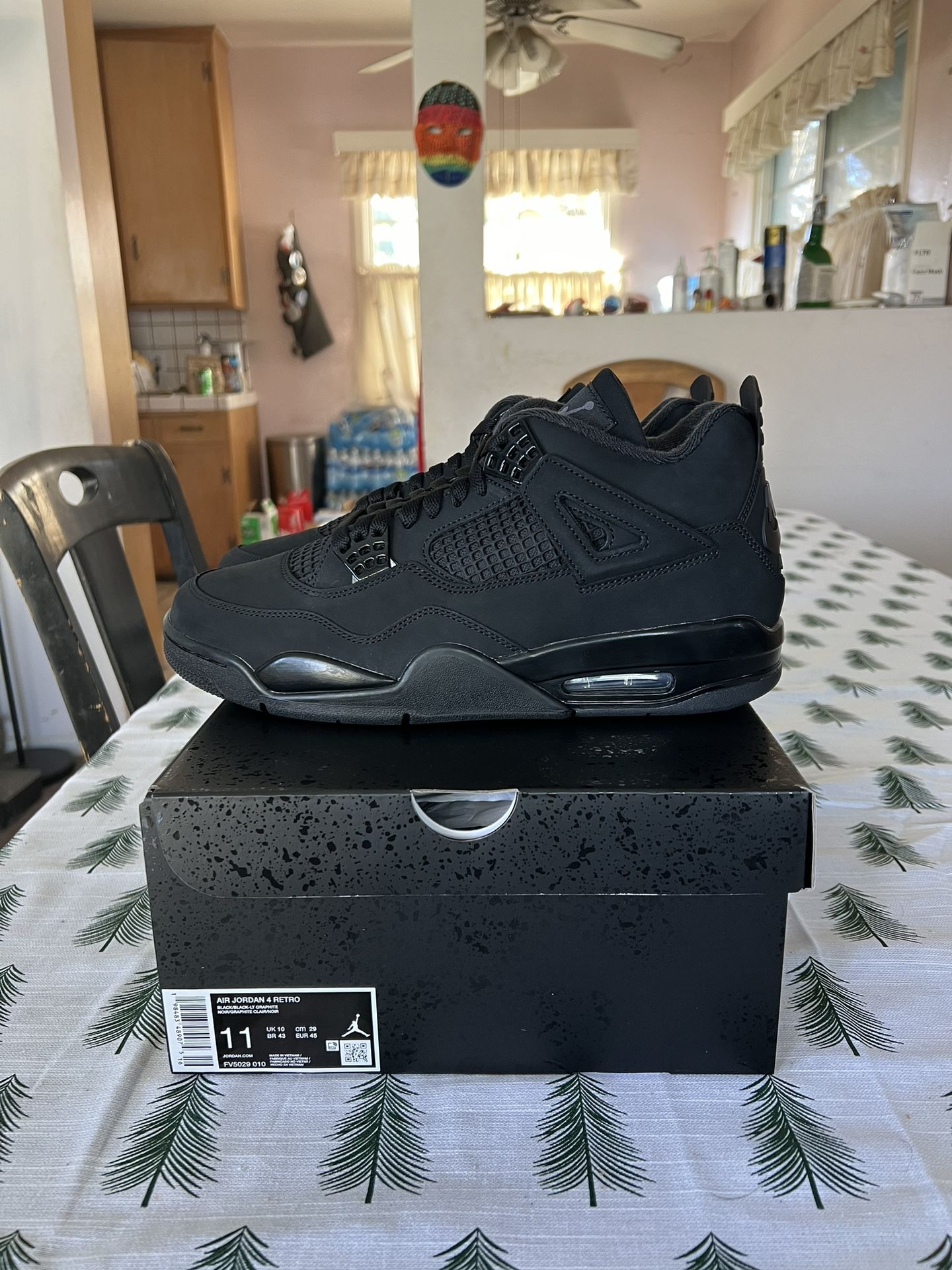 Jordan 4 Retro Black Cat (2025) Size 11