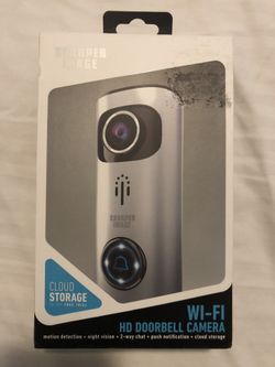 Sharper image wifi hotsell hd doorbell camera