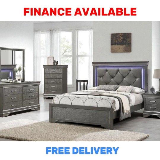 🔥 QUEEN BED FRAME DEAL! / ¡OFERTA EN CAMA QUEEN Only $ 299 ➕ Add Mattress $199, Bedroom Sets available 🚚 FREE DELIVERY / ITEM# P F9640Q