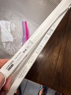 IKEA KOMPLEMENT White Rail Parts