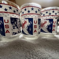 NASA Apollo 14 Mission Glass