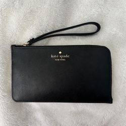 Kate Spade Black Wristlet