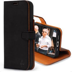 Leather Wallet Phone Case For iPhone 15